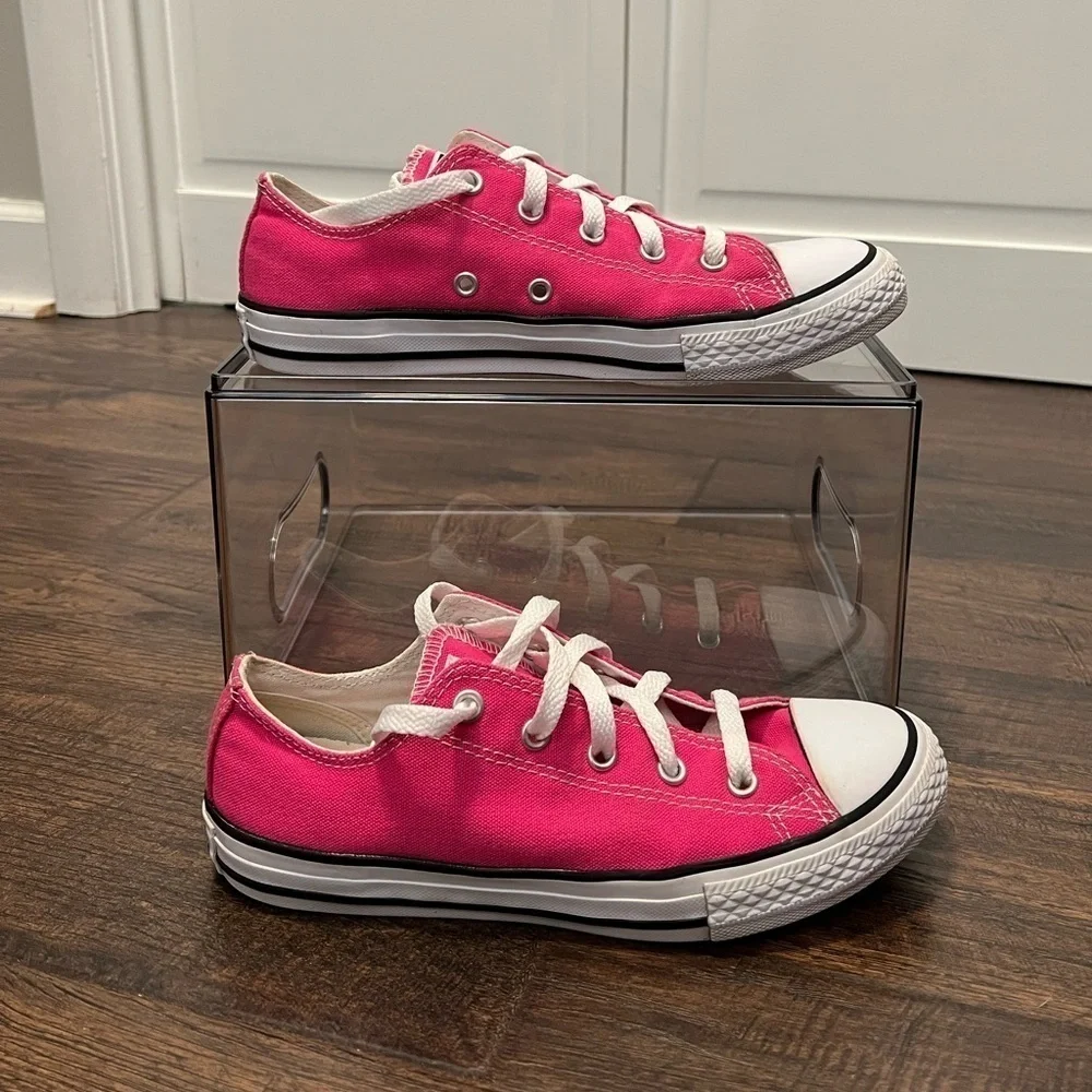Converse All-Star Low-Top Sneakers Size Youth 3 Color Pink
